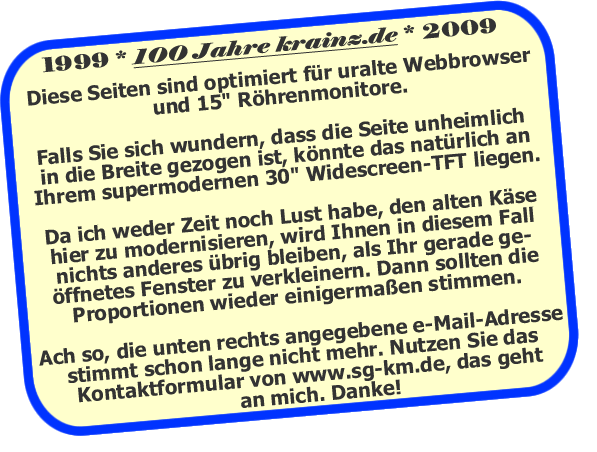 100 Jahre krainz.de